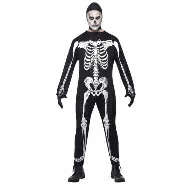 Halloween skelet pak volwassenen